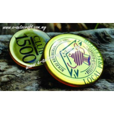 Badge Gold Gloss <br>Semi Color Printing<br>BDG/GG_01